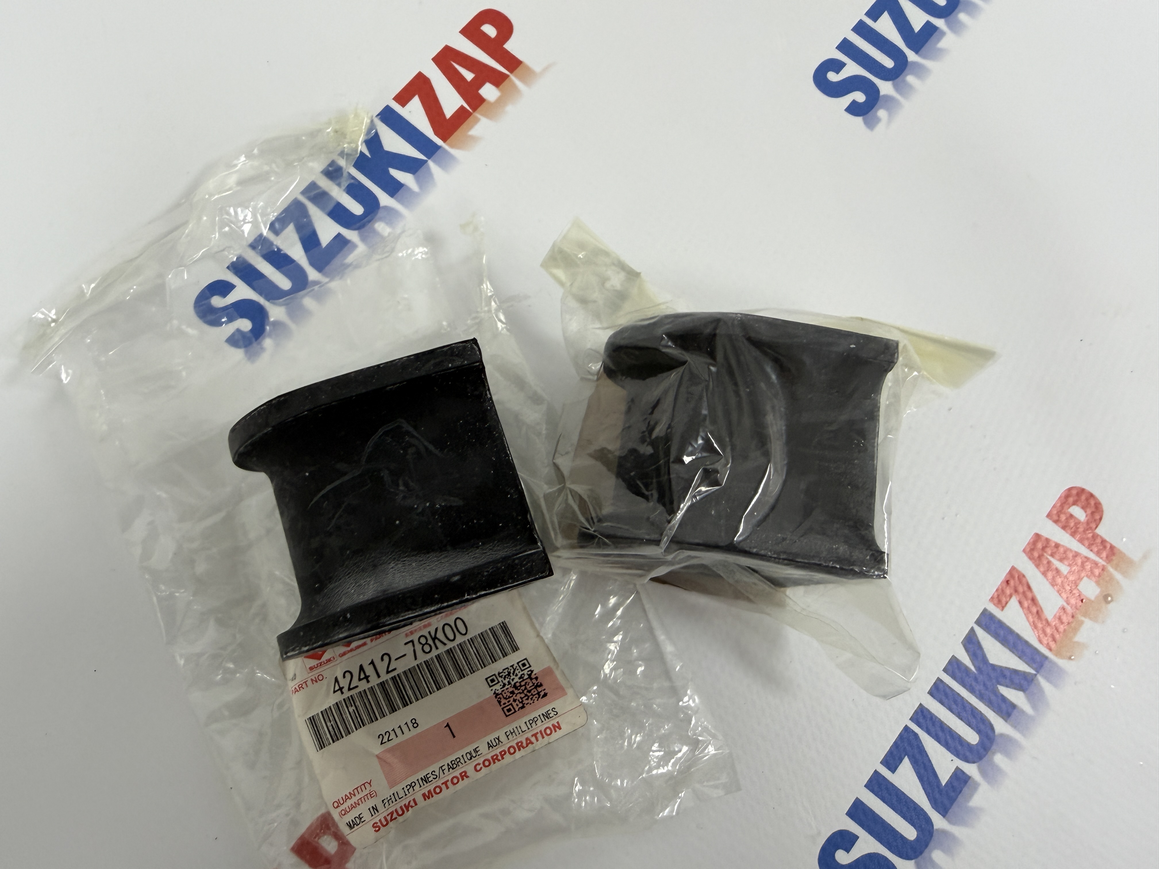 Комплект втулок (2 шт) переднего стабилизатора Suzuki Grand Vitara  2010-2015г.в. j20a, j24b
