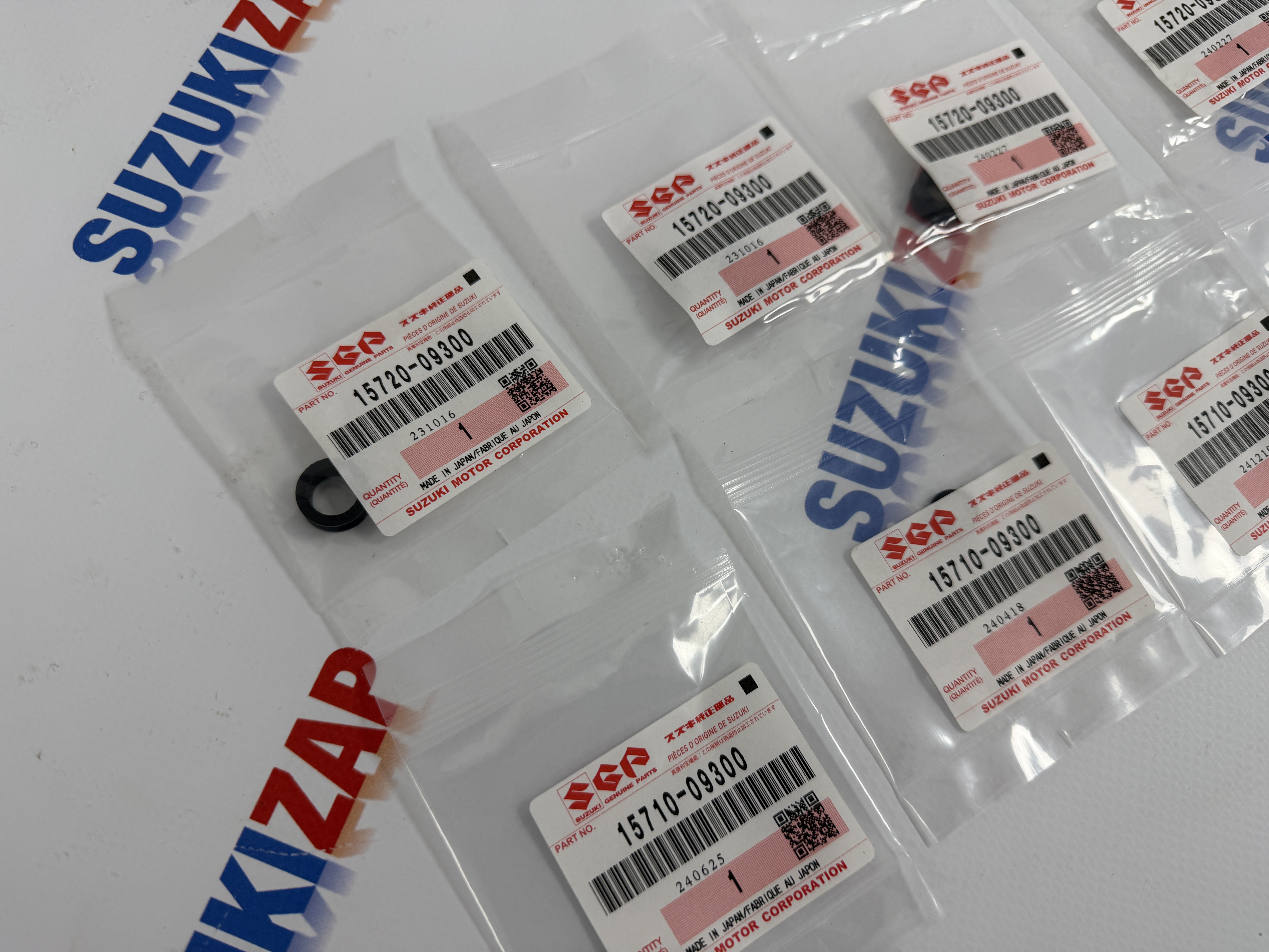 Кольца топливной форсунки нижние/верхние Suzuki Grand Vitara 2005-2015 г.в.J20A J24B Оригинал (8 шт.)